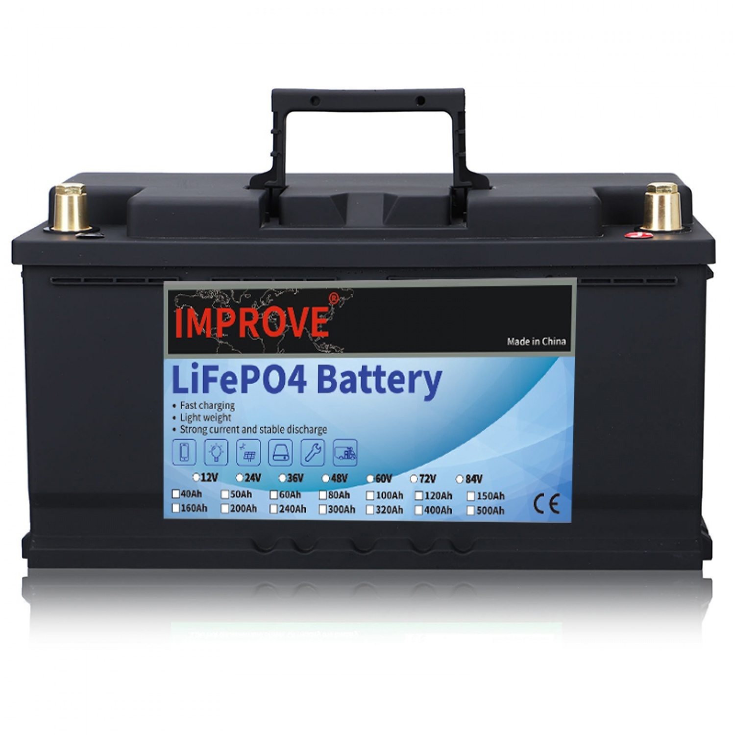 Advantages of LiFePO4 Battery--IMPROVE BATTERY