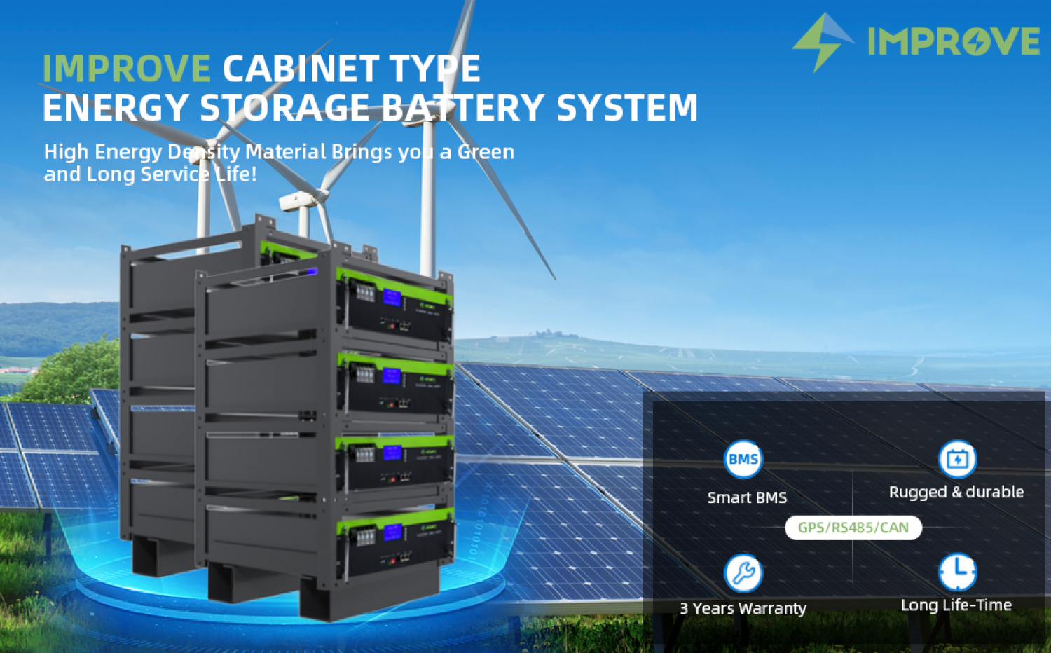 IMPROVE battery for solor energy storage