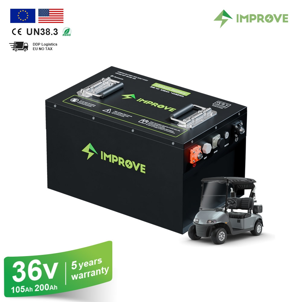IMPROVE BATTERY -- 36V Golf Cart LiFePO4 Batteries