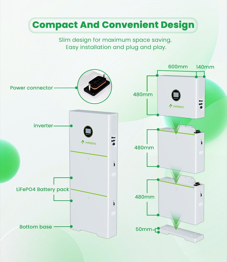 IMPROVE Vertical stackable energy storage system